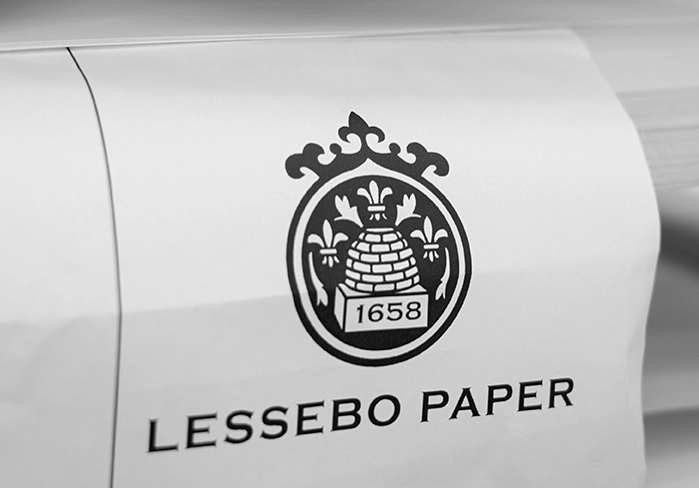 Papir fra Lessebo Paper anvendt til trykproduktion